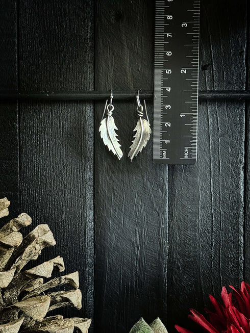 Pendientes Pluma